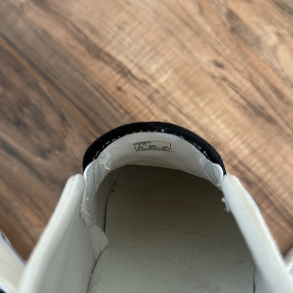 Van’s Classic Slip-On Checkerboard Black and White Canvas Shoes Size 7 - Picture 10 of 11